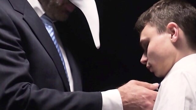 Church lad fucked by hot holy DILF