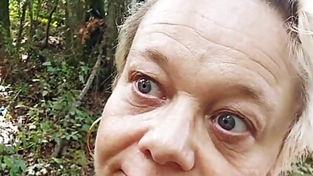 Blowjob In The Woods, Wife Sucks Strangers Dick, Challenge, Cum In Moms Panties