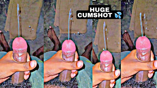 Desi indian village boy huge Cumshot after a long time! SUBSCRIBE NOW 