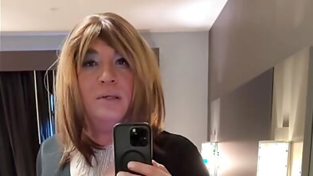 Crossdresser Solo Eating Cum, Sissy And Mommy