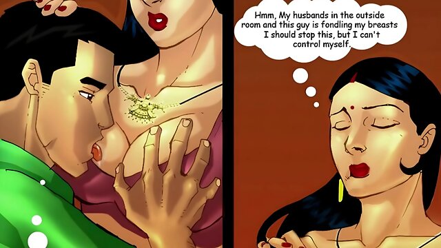 Savita Bhabhi Episode 3 - The Party - Savita Bhabhi fucking her husband's Friend's husband in Kitchen