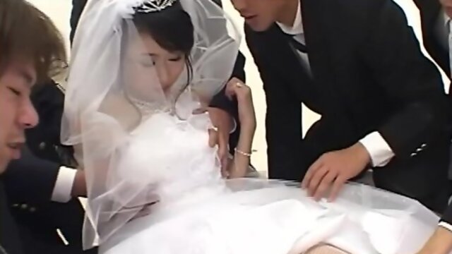 JAPANESE BRIDE GETS FUCKED