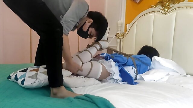 Chinese Tied Up, Tied Up And Gagged