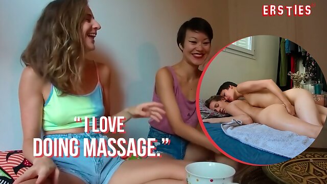 Ersties, Hairy Lesbian, Massage