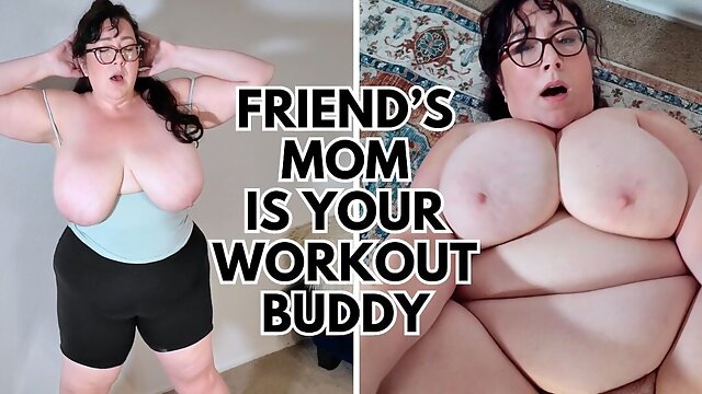 Friend's Busty BBW Stepmom Is Your Workout Buddy