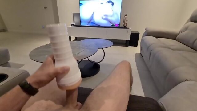 Masturbation using flashlight Riley Raid - favorite porn star!