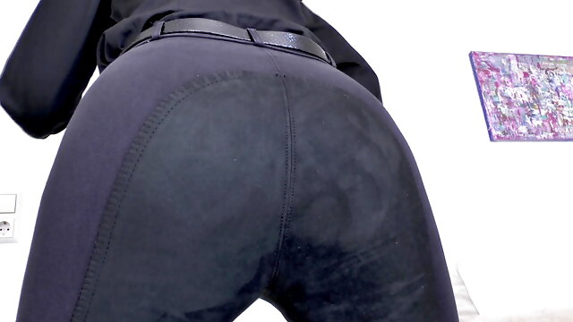 Ass Sniffing, German Riding Pov, Leather Belt, Riding Pants, Leather Milf, Jodhpurs