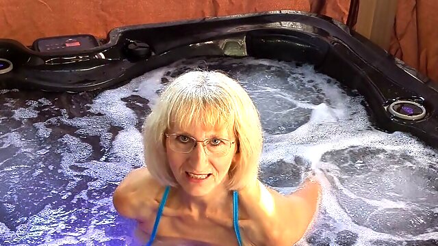 Gilf Solo, Hot Tub, Gilf Squirt, Pool Masturbation, 18 Solo, Bikini Solo