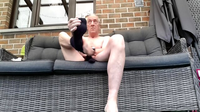 Gay Grandpa Outdoor, Gay Exhibitionist