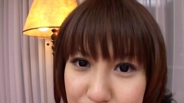 Misuzu Imai tastes her slit juice from finger