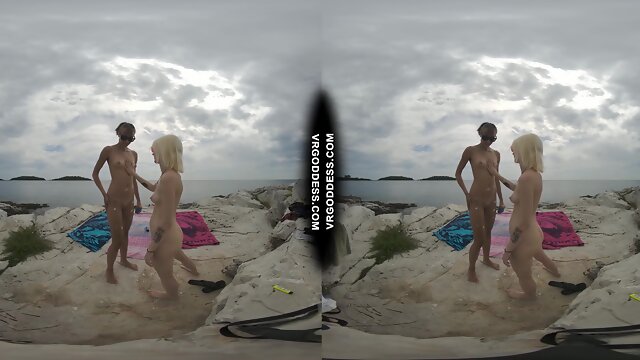 Vacation On Nude Beach With Ingrida And Miss Pussycat Smoking Eating Skinny Dipping Sun Bathing