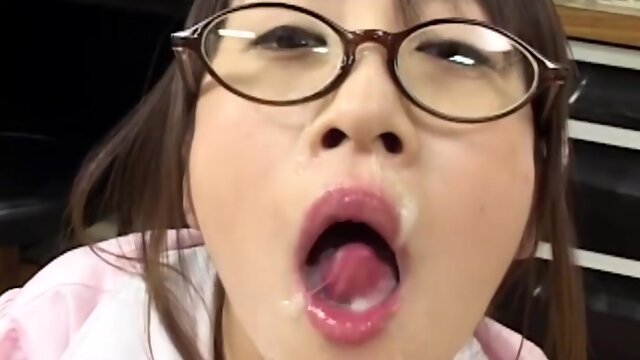 16 cumshots for cute Japanese Nurse - Japanese Bukkake Orgy