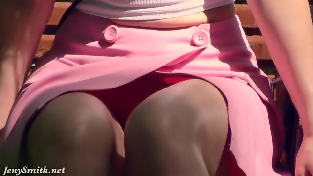 Public Upskirt No Panties, Voyeur Hidden Cam, Amateur Date, Jeny Smith