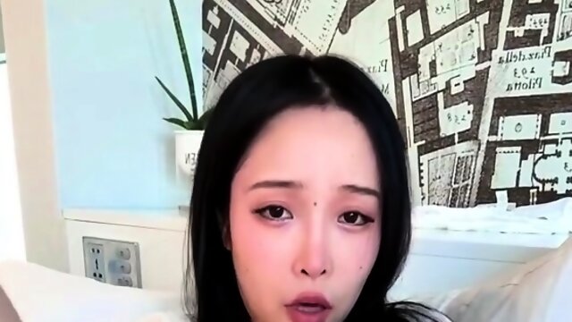 Amateur asian toyer toying at home