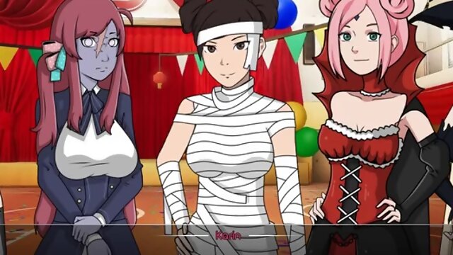 Naruto - Kunoichi Trainer Dinaki Part 43 Halloween! By LoveSkySan69