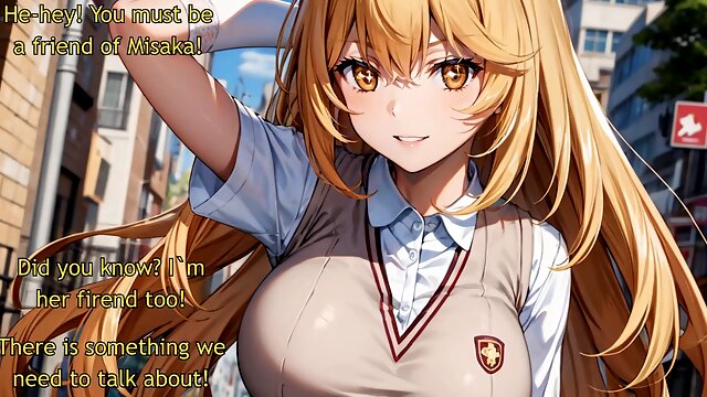 Shokuhou Misaki uses her hatch to control you - A confident Scientific Railgun JOI - Part 1