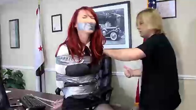 US Senator tied and gagged in her office reupload