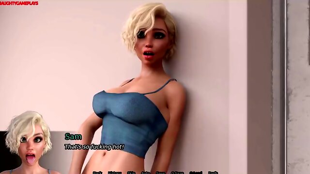 Sexbot - MILF Big Tits Dominates Horny Dude, A Very Sexy Huge Breasted Milf - Sexy Gameplay Moments