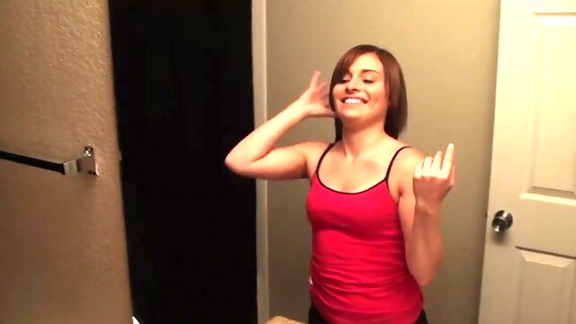 18-year-old hotty Brynn Jay takes it all in her tight, puny orbs in uncensored POV!