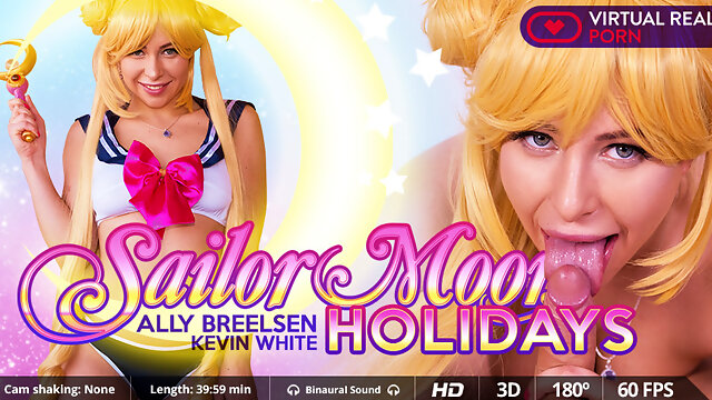 Ally Breelsen Kevin White in Sailor moon holidays - VirtualRealPorn