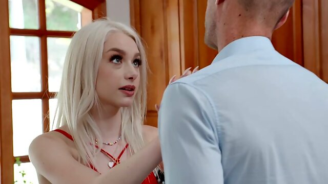 Scarlett Hampton fucks dads friend to get Spain trip paid