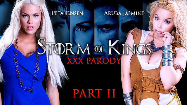 Aruba Jasmine & Peta Jensen & Rob Diesel in Storm Of Kings XXX Parody: 2 - Brazzers