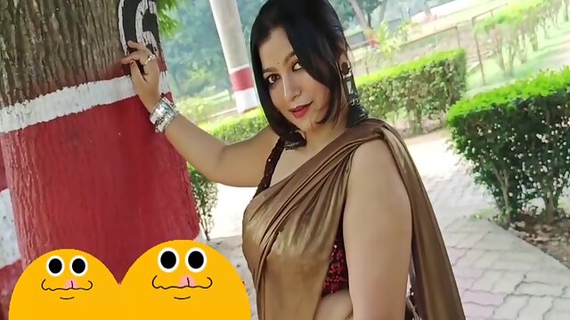 Navel Sex, Saree, Big Hips And Boobs, Seduced