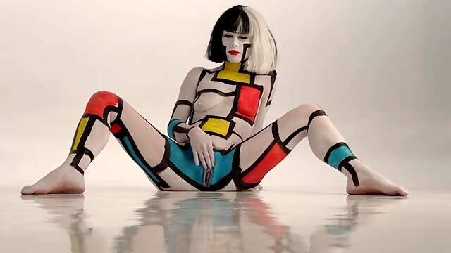 Photo Shoot, Body Painting Fuck