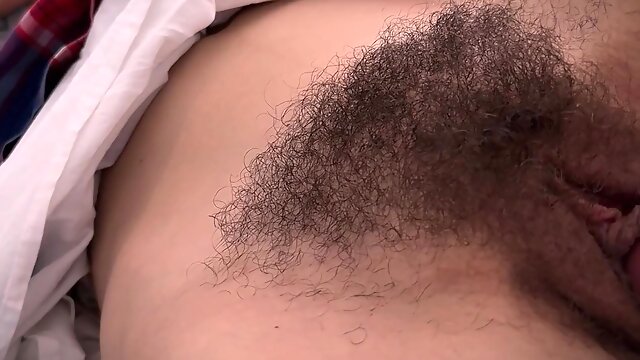 Skinny teen babe with hairy pussy gets fucked by her horny stepdad