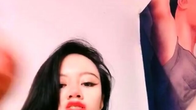 POV close up asian gf blowjob