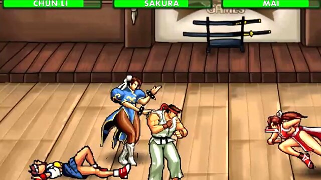 Meet N Fuck - Street Fucker Street Fighter Hentai Parody - Full Gameplay