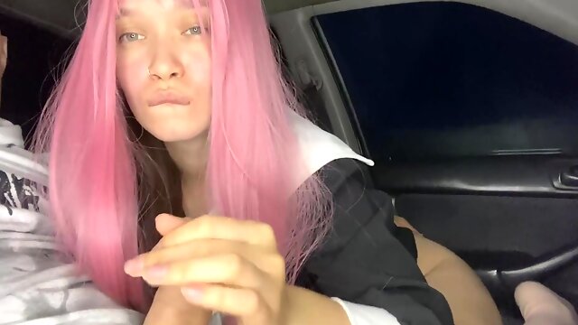 Car Swallow Cum, Teen