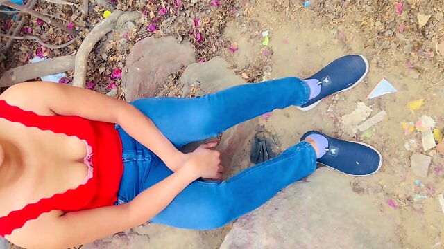 Desi Indian College Girl Outdoor Jungle Sex