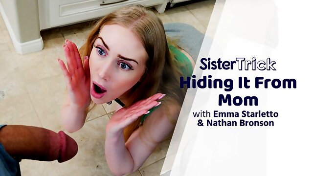 Emma Starletto & Nathan Bronson in Hiding It From Step mom