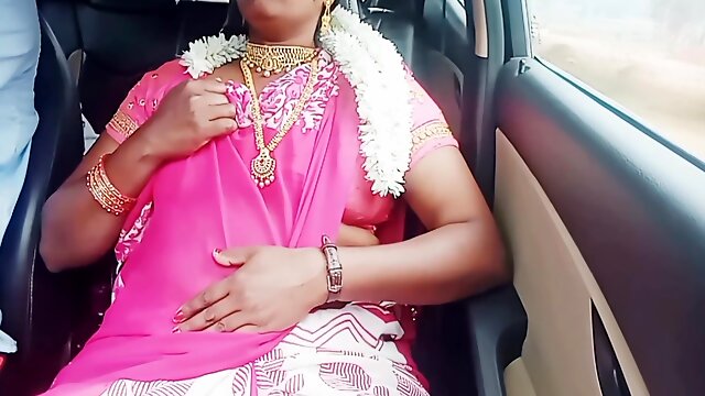 Full Video Telugu Dirty Talks, Sexy Saree Indian Telugu Aunty Sex With Auto Driver, Car Sex