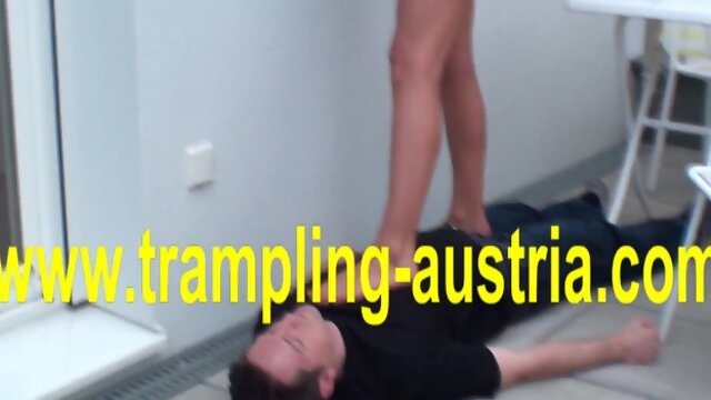 Princess Paris and Ladys feet video by Trampling Austria