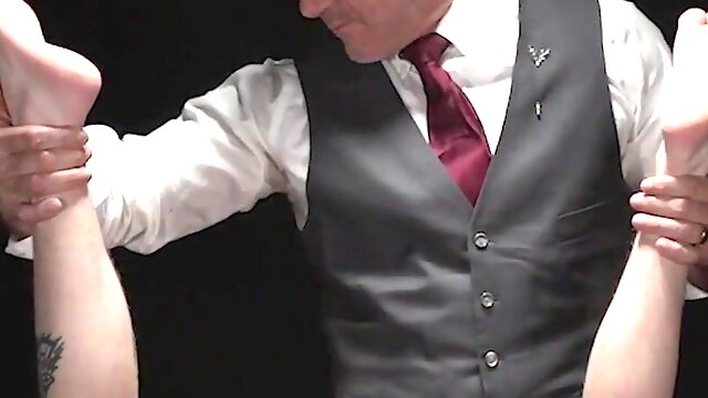 Noah Whites cock throbbed as his master started to play with his sweet boy hole using his tongue