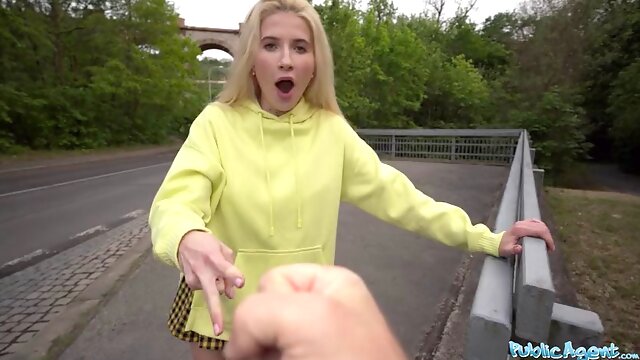 Public Agent Stunning Blonde Euro Babe gets a HARD DEEP Dicking