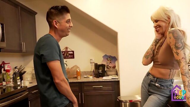 Stepmom Tests Out Stepsons Big Dick - Kitt Jones