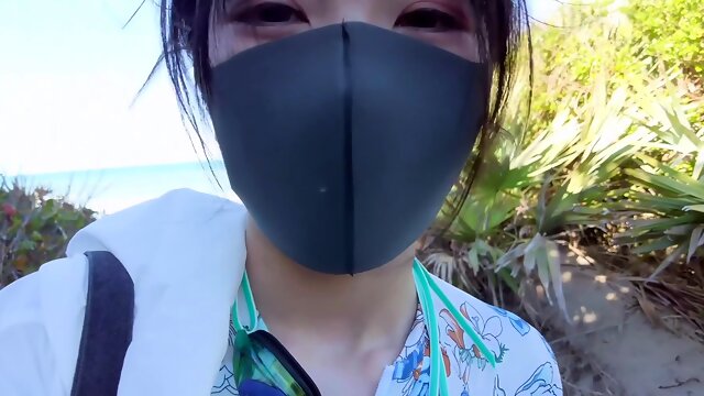 Great close up in japanese teen blowjob pov