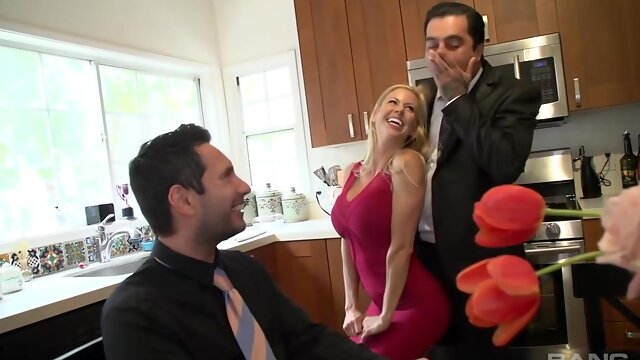 Alexis Fawx In On Her Studs Dick While Another Dude Watches