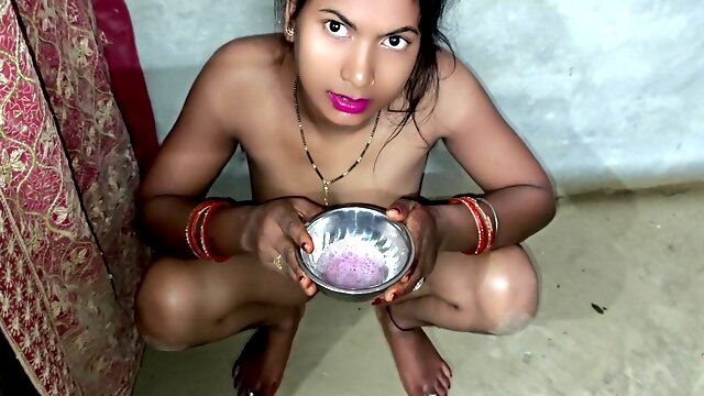 Desi Bhabhi Blowjob And Cum In Mouth