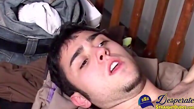 Kade slips his cock deep in Dexters ass and pounds him hard