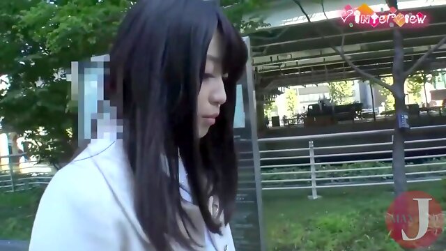 Japanese Teen Interviewed On The Streets - AsianHappyEnding