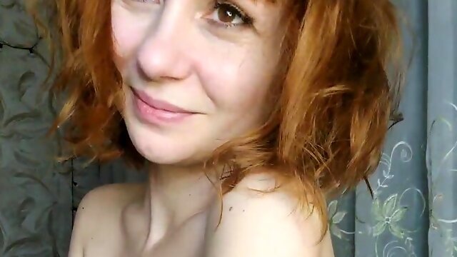 Solo Webcam Masturbation, Softcore, Redhead, Amateur