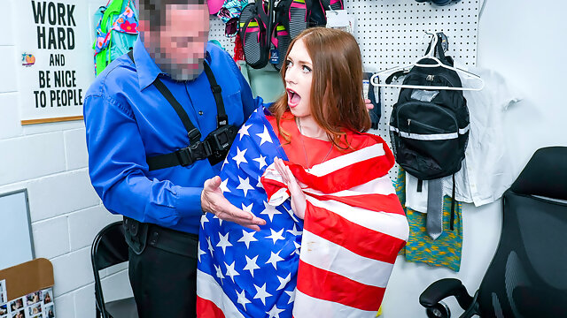 Memorial Day had 18yo schoolgirl stealing a flag