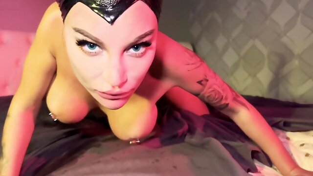 Maleficent Monika Foxxx Conjured With A Staff Fucking Ass Big Dildos For Hard Anal