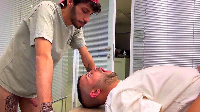 Sexy Middle Eastern Guy Dominates And Humiliates Inexperienced Sub- Spit Roast , Deep Throat Training , Piss Drinking