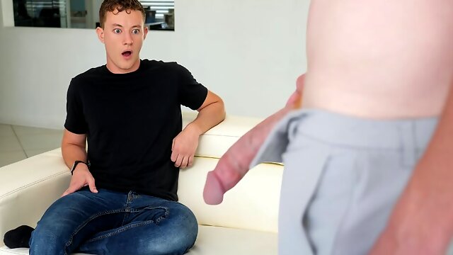 Innocent Stepson Gets His Ass And Mouth Plowed By His Loving Stepdaddy