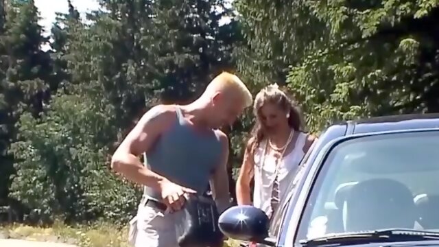 German darling picked up for anal in nature